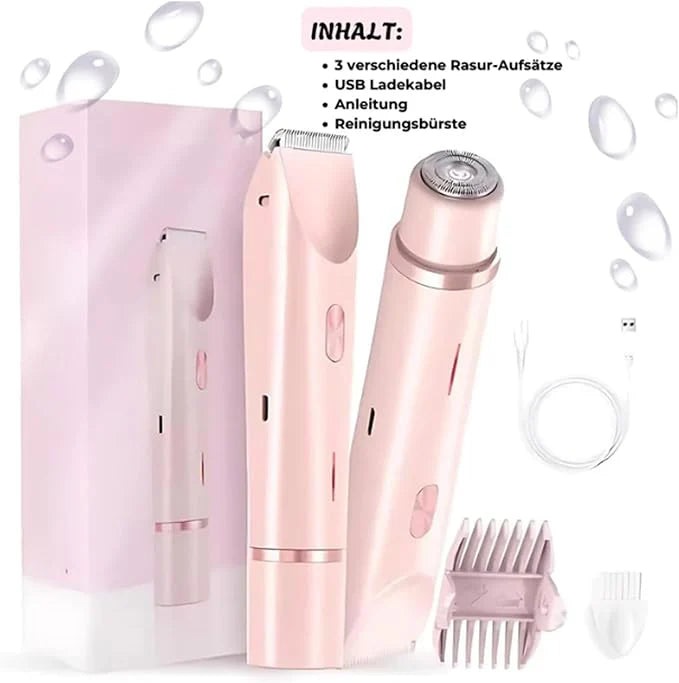 2 in 1 Dual Head Shaver Women